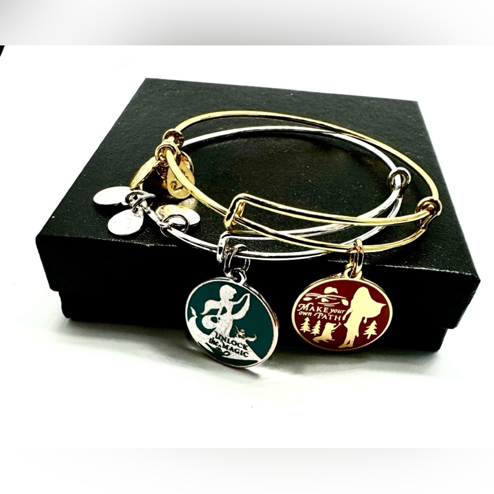 2 Disney Princesses Alex and Ani  Sold Together EUC - Pocahontas & Jasmine